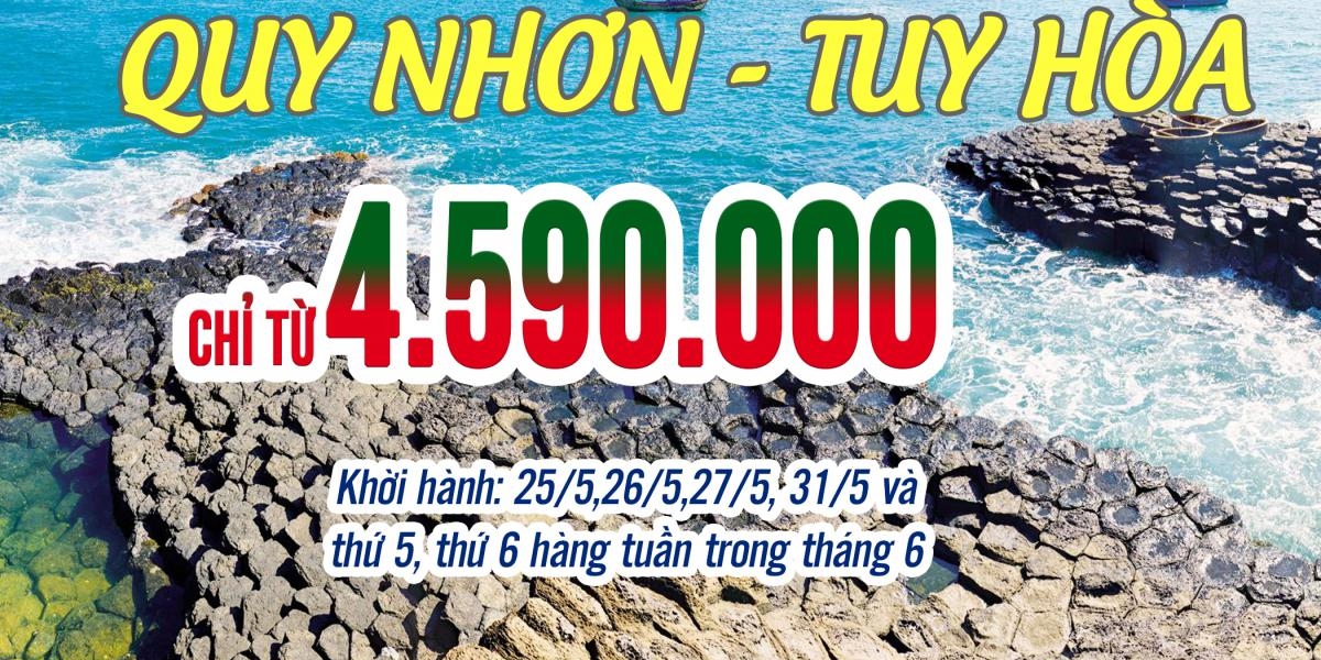 TUY HÒA – QUY NHƠN 4N3Đ bay Vietnam Airlines