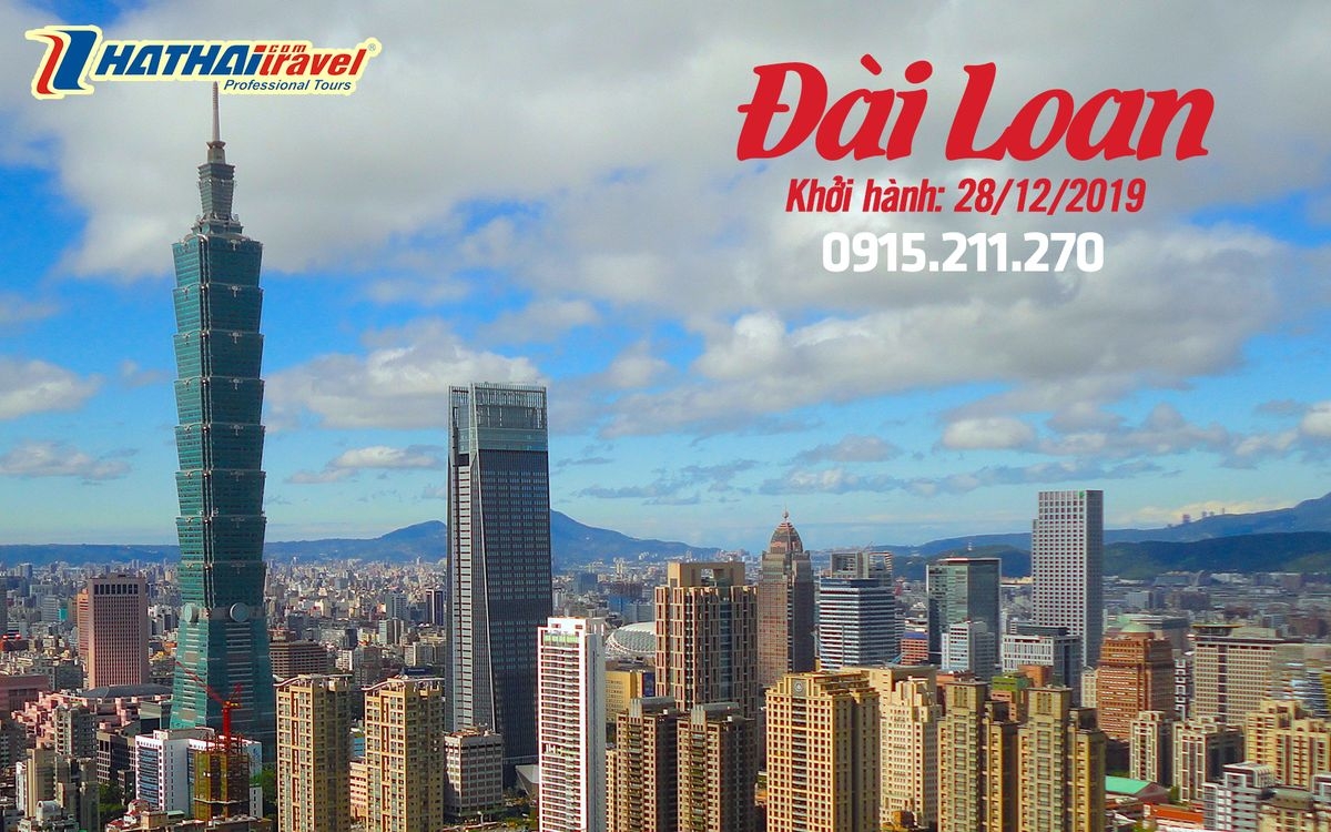 DU LỊCH ĐÀI LOAN 5N4Đ - tour Tết Dương Lịch 2020