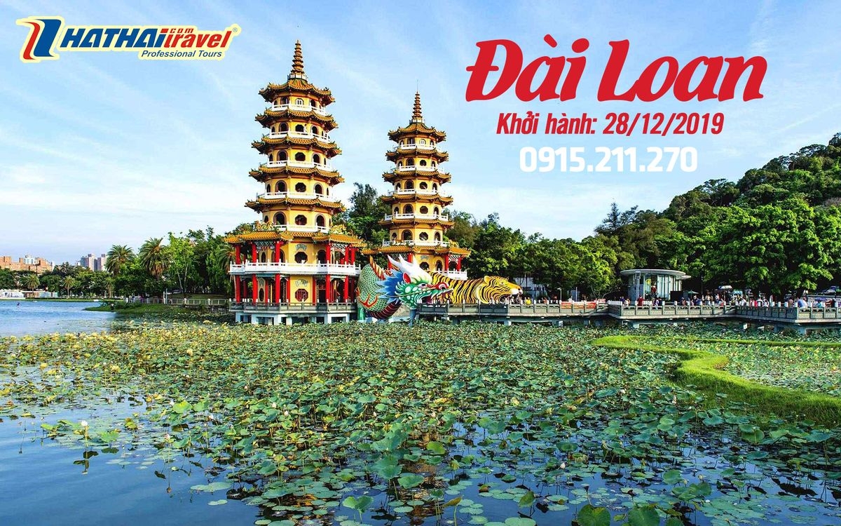 DU LỊCH ĐÀI LOAN 5N4Đ - tour Tết Dương Lịch 2020