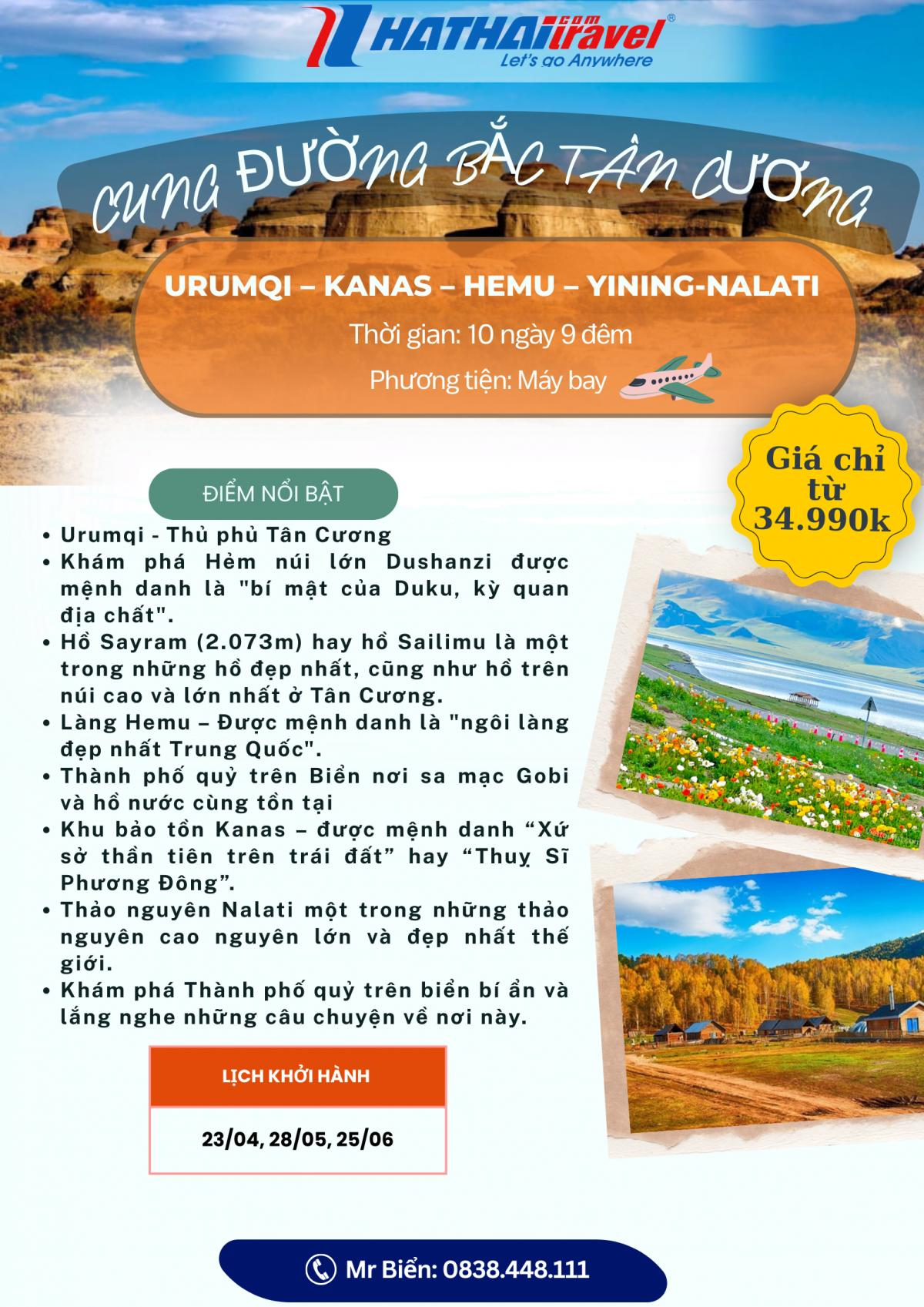 10N9D BẮC TÂN CƯƠNG